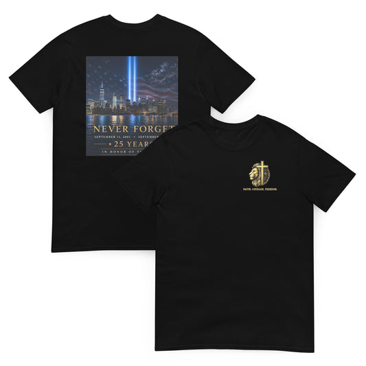 Never Forget NYC — 25 Years Tribute Tee