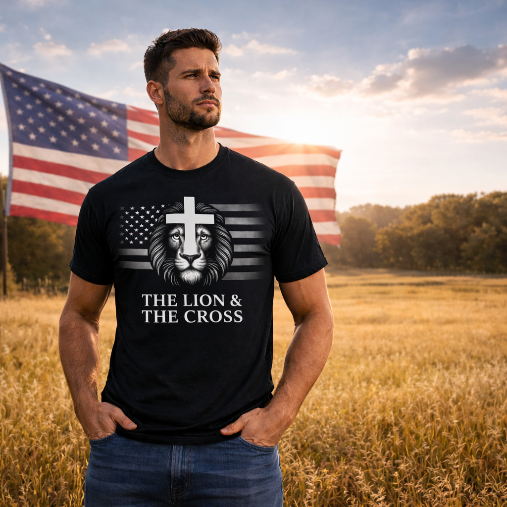 The Lion & Cross (with flag)  - Signature Logo Collection