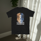 Lion and Cross Premium Collection - Two Toned Lion -Faith Courage Freedom T-Shirt