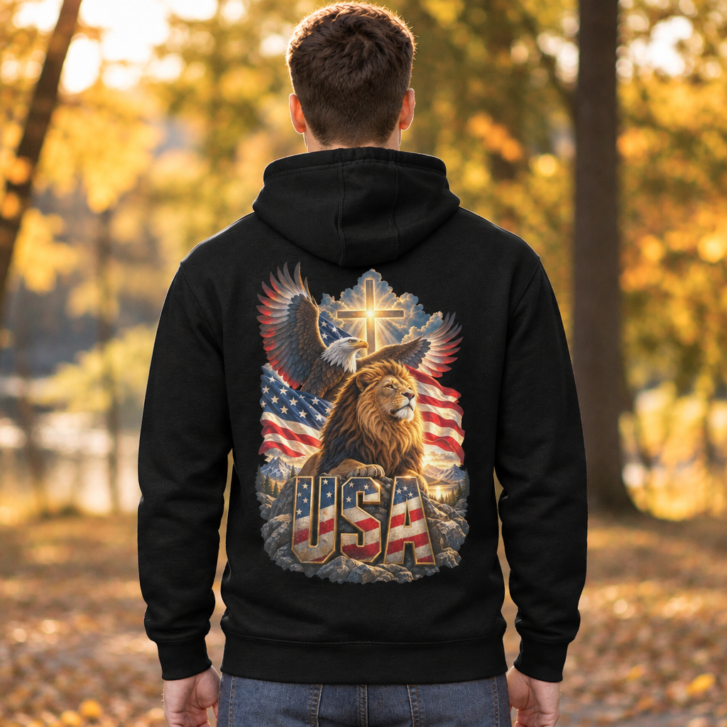 Back hoodie lifestyle view